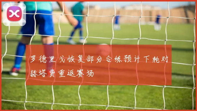 罗德里戈恢复部分合练预计下轮对赫塔费重返赛场